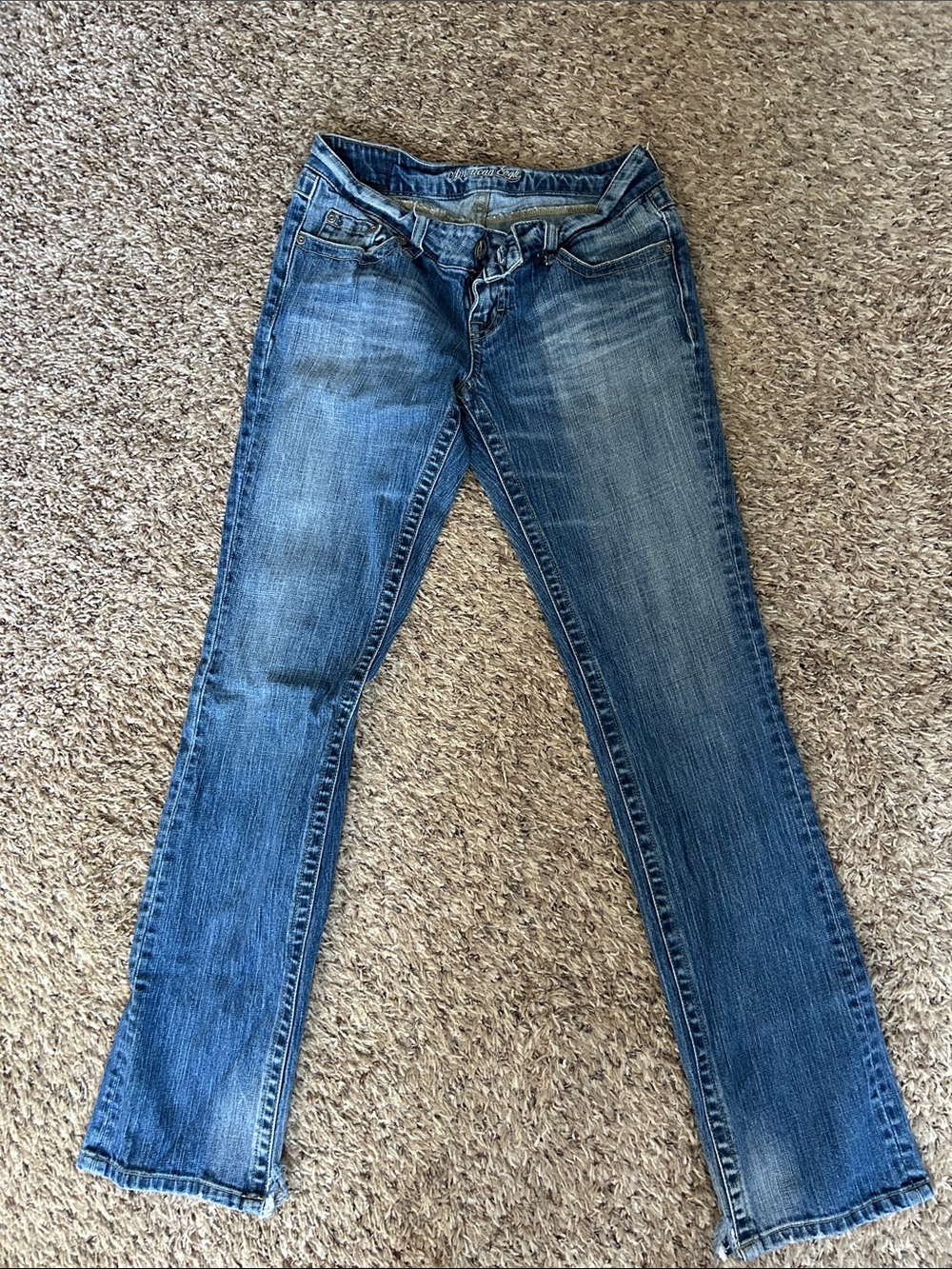 American Eagle Outfitters Medium Blue Flared Jeans